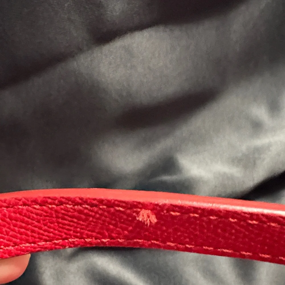 Coach Vibrant Red Leather Tote - Picture 10 of 13